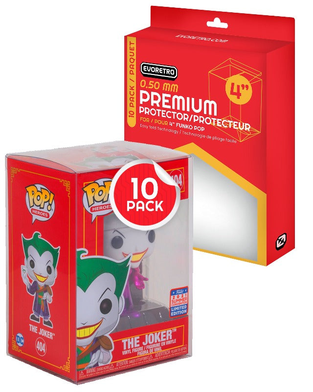 EVORETRO PREMIUM Funko Pop Plastic Protector for 4 Inch 0.50MM