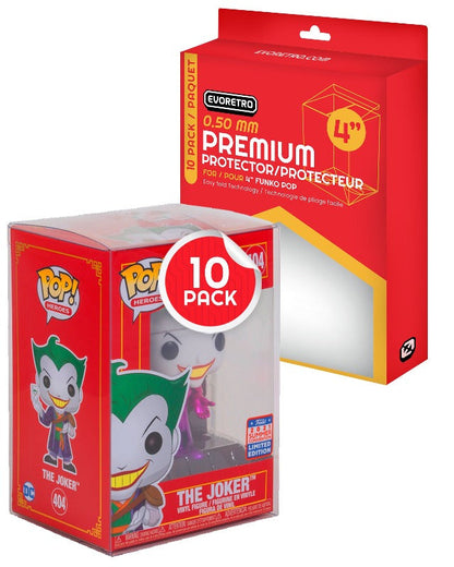 EVORETRO PREMIUM Funko Pop Plastic Protector for 4 Inch 0.50MM