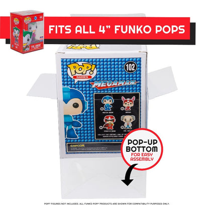 EVORETRO PREMIUM Funko Pop Plastic Protector for 4 Inch 0.50MM