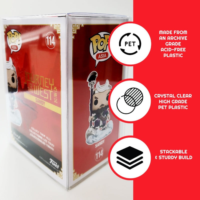 EVORETRO PREMIUM Funko Pop Plastic Protector for 4 Inch 0.50MM