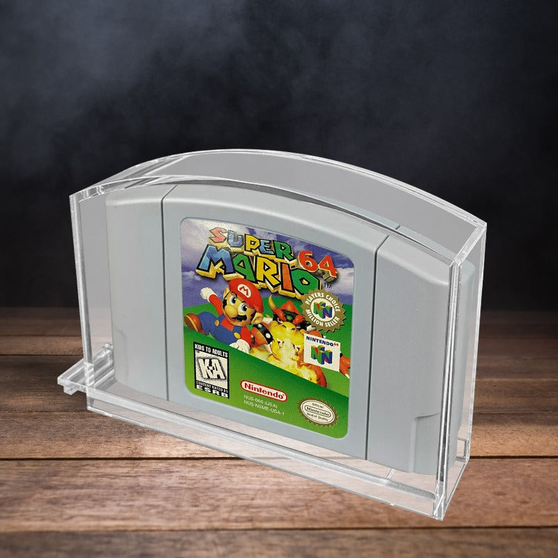 Acrylic Case for N64 Nintendo 64 Cartridge pack of 2
