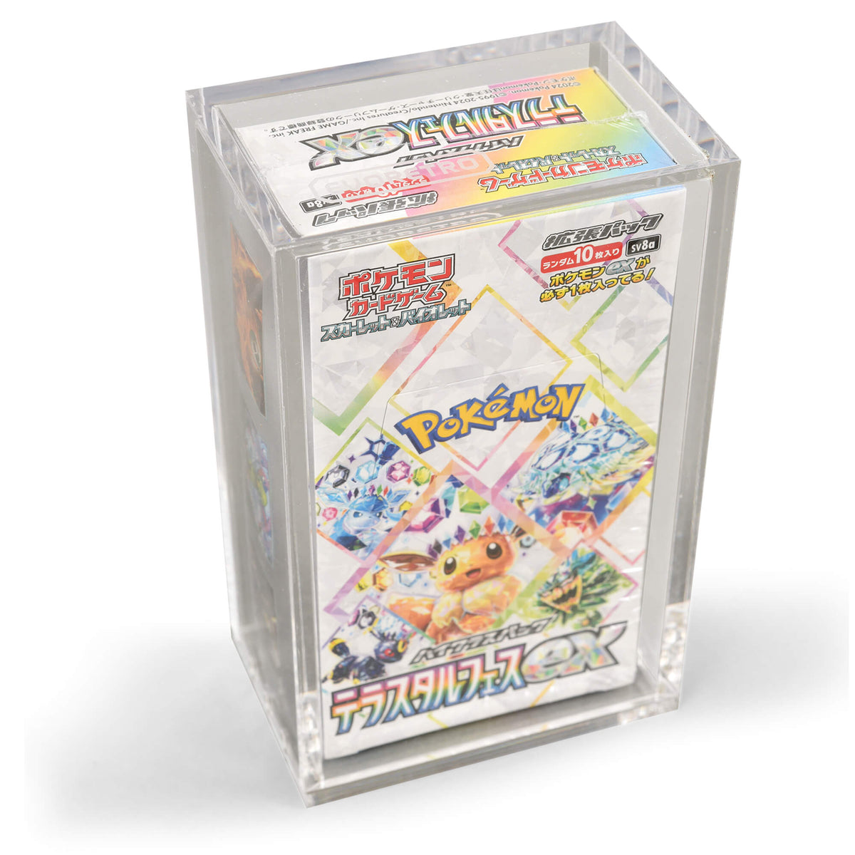 Japanese Small Booster Box EVORETRO Acrylic Case Magnetic Display