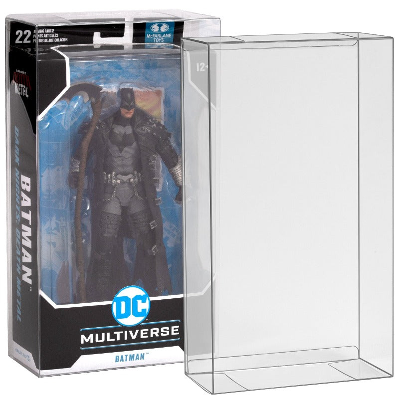 DC Multiverse McFarlane Regular (Batman Beyond - Boîte Noire) & Mirrorverse (Boîte) EVORETRO PET Protecteur 0.40MM - Lot de 10
