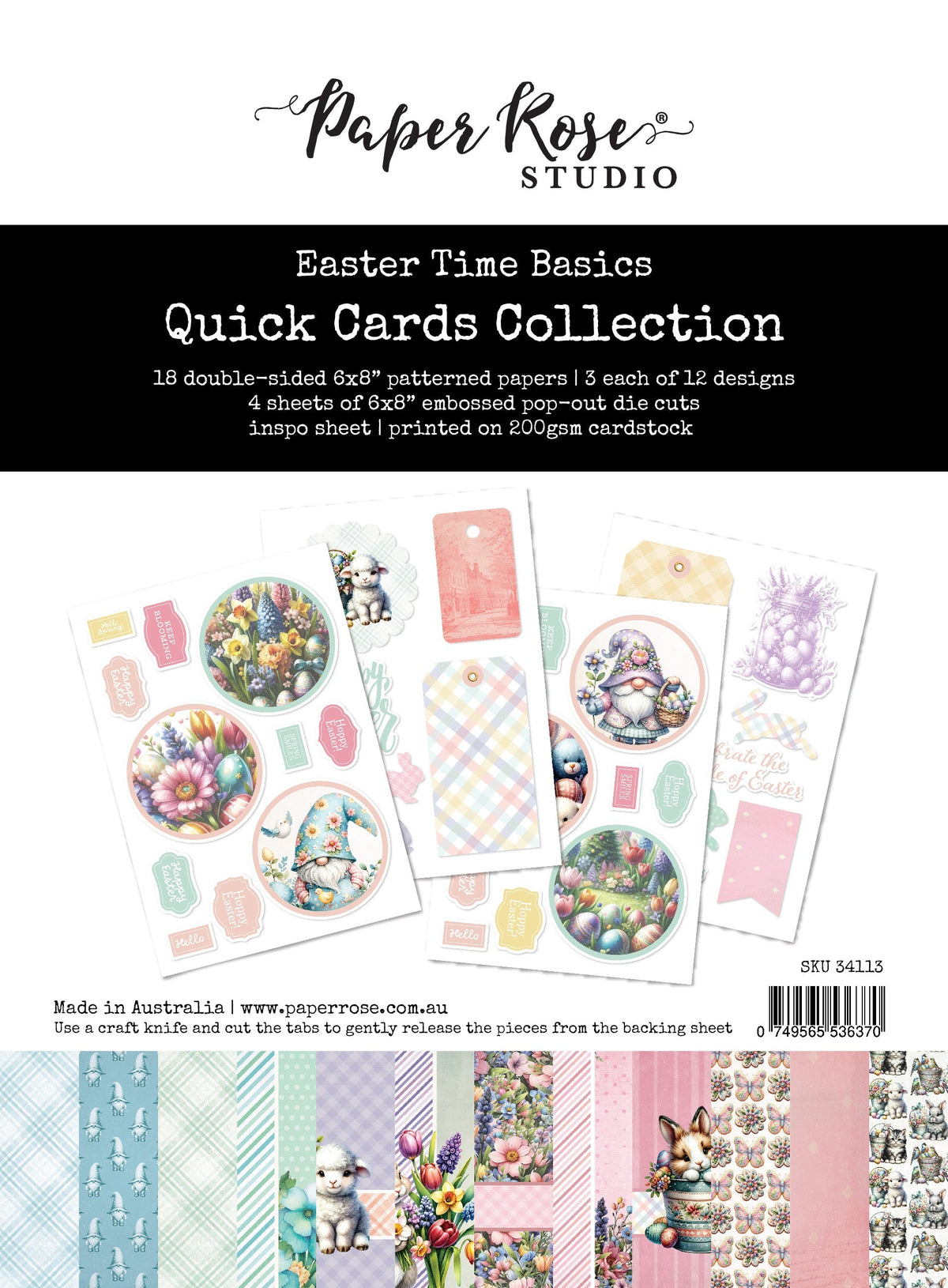 Kit de cartes rapides Pâques : l'essentiel 34113