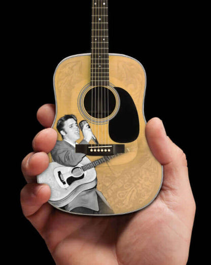 Mini-guitare acoustique miniature Elvis Presley 55'