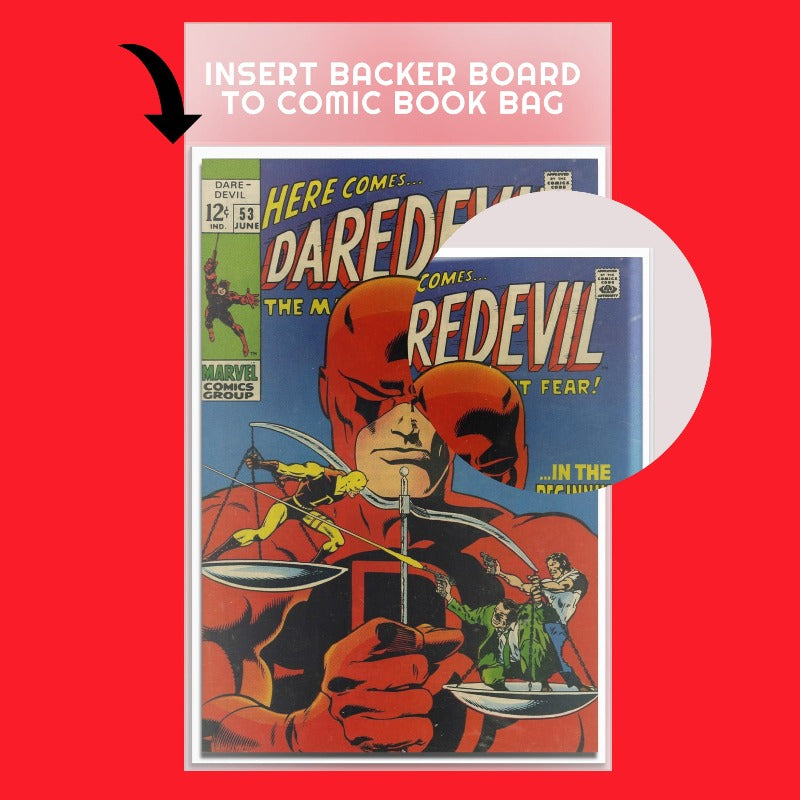 Golden Age Comic Book Backer Boards Size