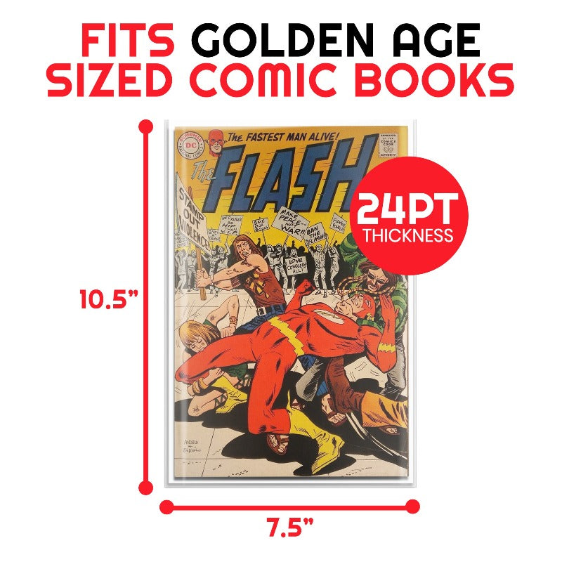 Golden Age Comic Book Backer Boards Size