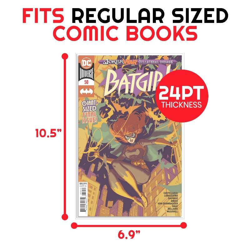 Regular Comic Book Backer Boards Size