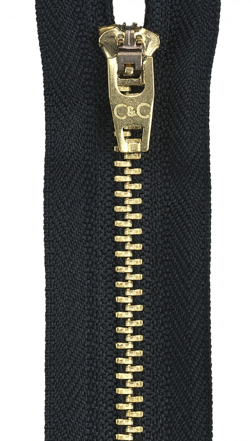 9in Metal Jean Zipper