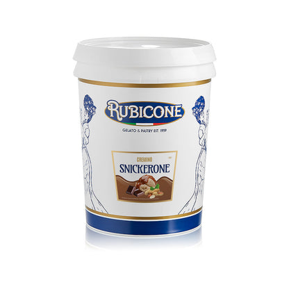 Snickerone Spreadable Filling Cream - Cremino Snickerone - 5 KG Bucket - Rubicone Canada - Ships Free Within Canada on Orders Above CAD $199