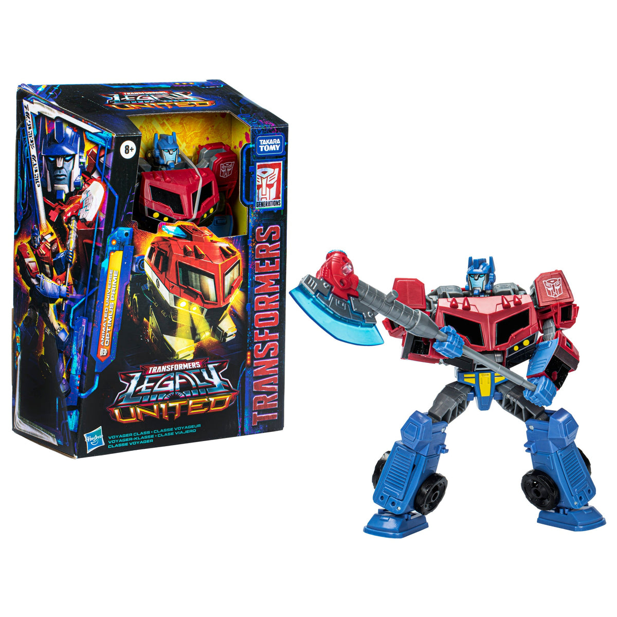 Transformers Legacy United - Voyager Class - Animated Universe Optimus Prime