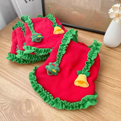 Jingle Bells Dress for Dogs – Festive Holiday Dog Dress