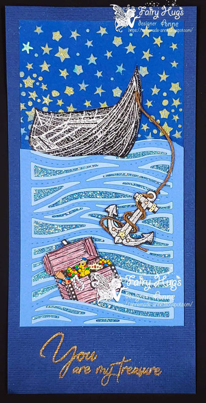 Fairy Hugs Stamps - Barque à rames