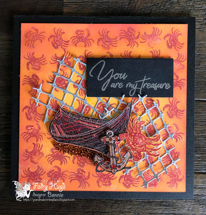 Fairy Hugs Stamps - Barque à rames
