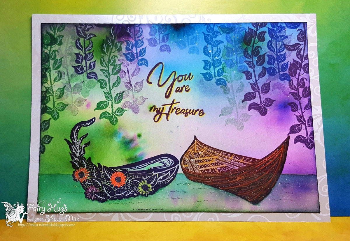 Fairy Hugs Stamps - Barque à rames