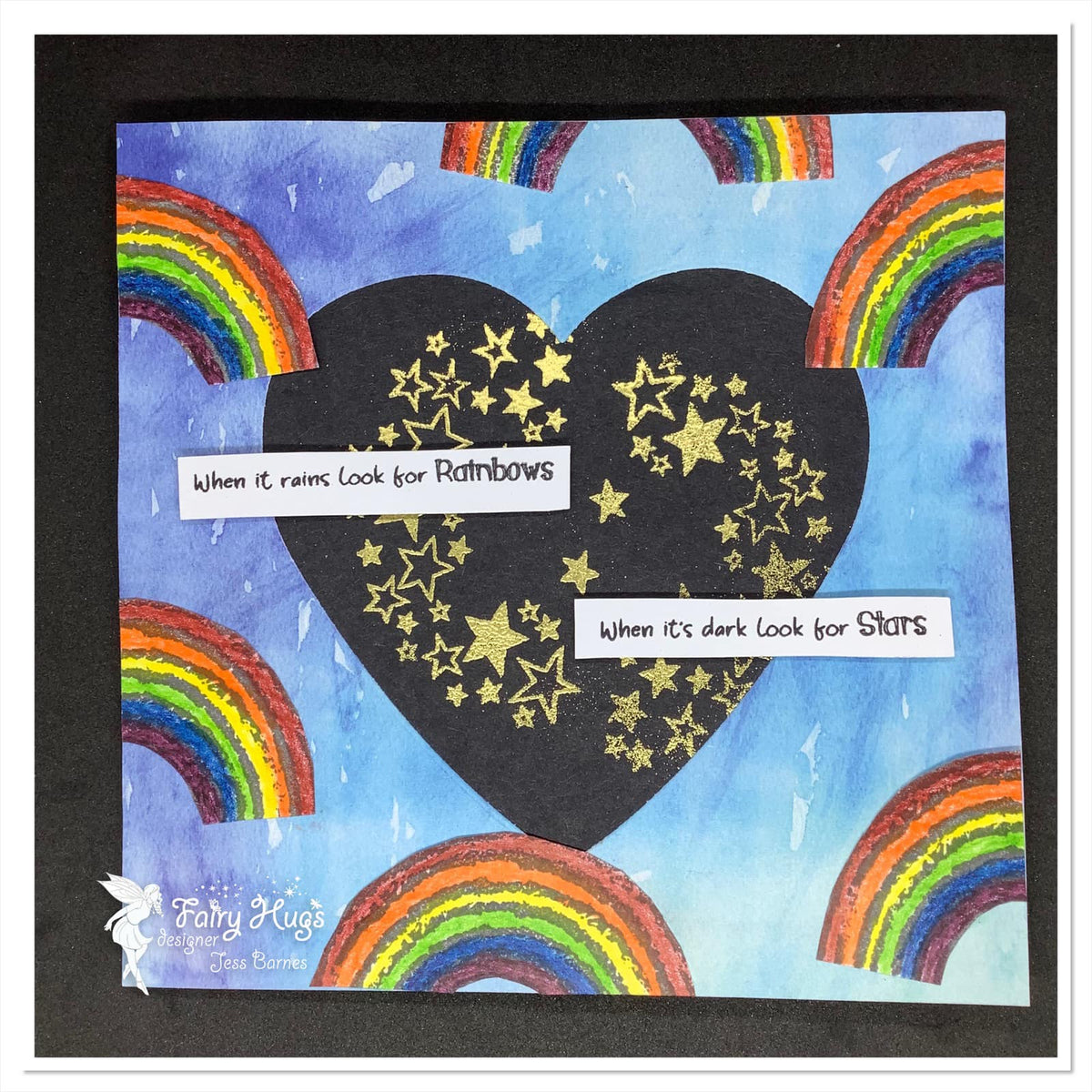 Fairy Hugs Stamps - Arc-en-ciel