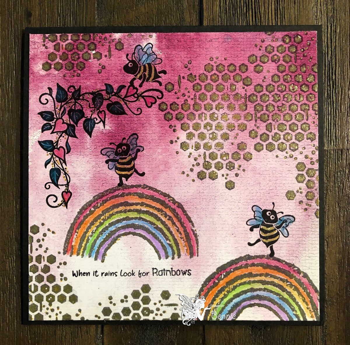 Fairy Hugs Stamps - Arc-en-ciel