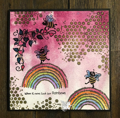 Fairy Hugs Stamps - Arc-en-ciel