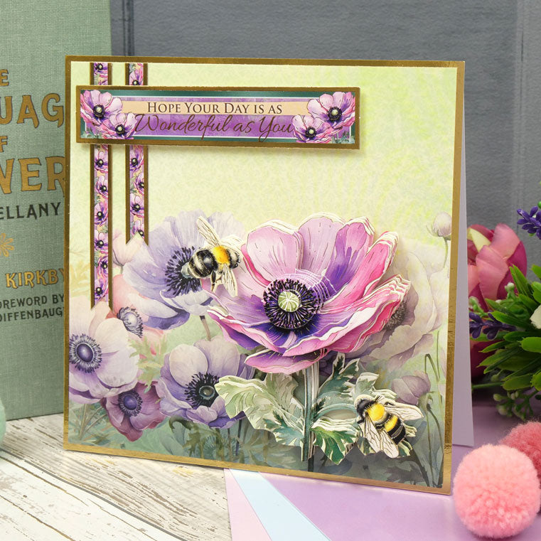 En pleine floraison - Set de décoration florale - Magnifique anémone