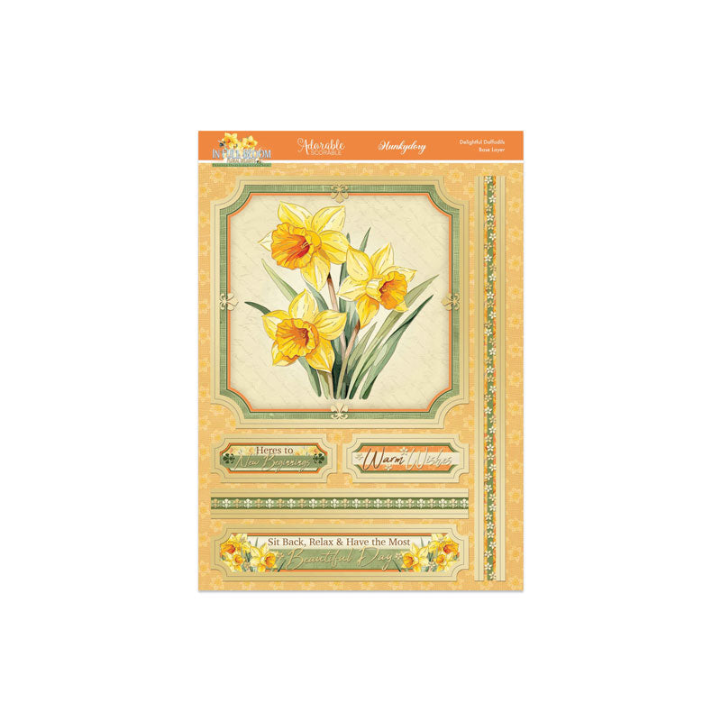 En pleine floraison - Set de décorations florales Deco-Large - Ravissantes jonquilles