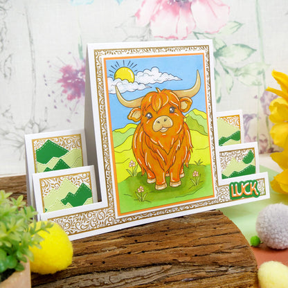 Cartes à motifs métallisés à étapes - Sélection Ink Me!