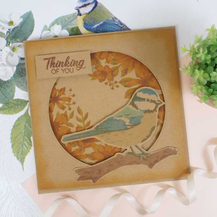 Pour l'amour des masques - Mésange bleue en superposition