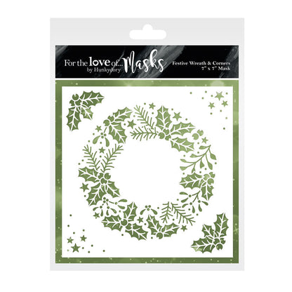 Pour l'amour des masques - Couronne et coins festifs