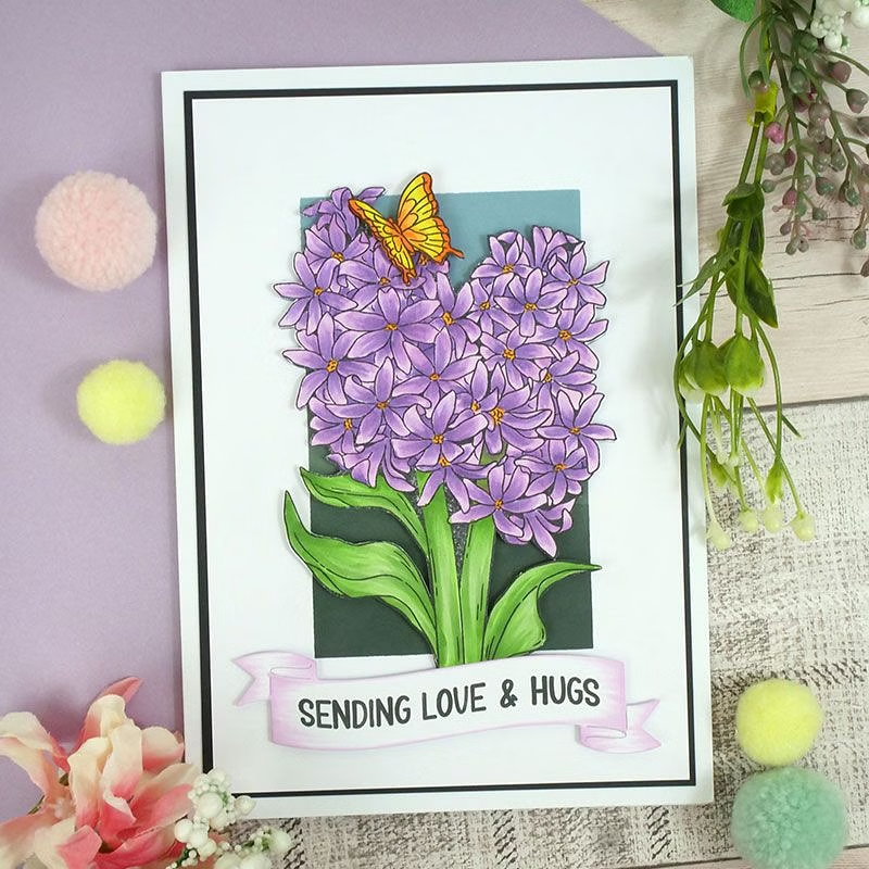 Pour l'amour des timbres - Douces Jacinthes