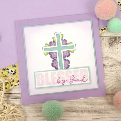 For the Love of Stamps - Blessed Overlay Sentiments
