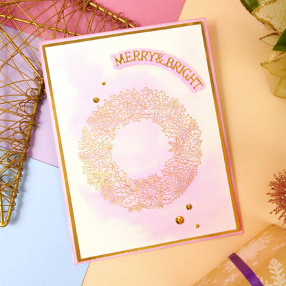 Pour l'amour des timbres - Un cercle de feuillage festif