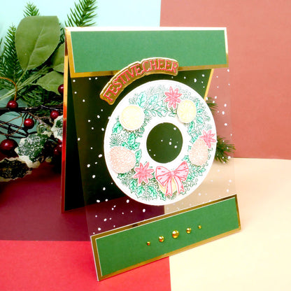 Pour l'amour des timbres - Un cercle de feuillage festif