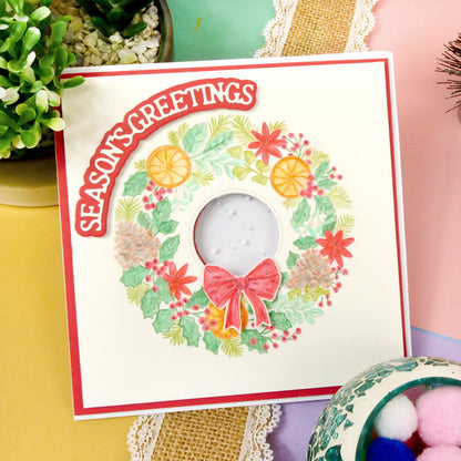 Pour l'amour des timbres - Un cercle de feuillage festif