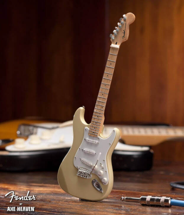 Réplique Miniature de Guitare Fender™ Strat™ Crème