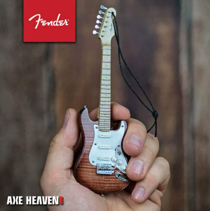 Ornement de Noël Guitare Stratocaster FENDER Select '50s - 15 cm