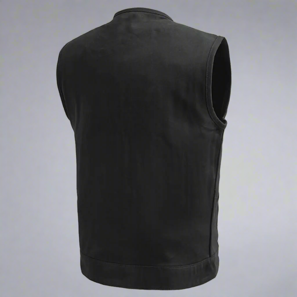 Gilet de moto en sergé First MFG Co. pour hommes