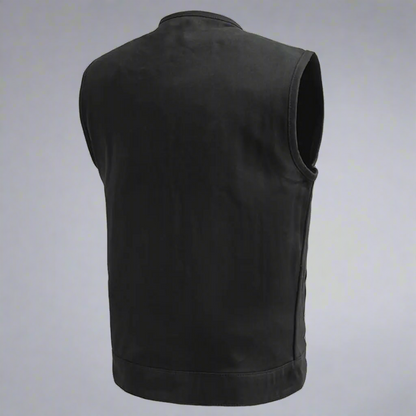 Gilet de moto en sergé First MFG Co. pour hommes