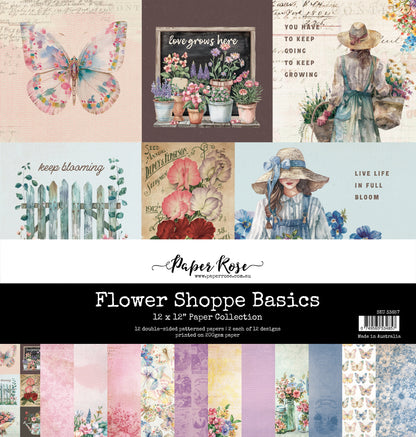 Collection de papiers 30x30 Flower Shoppe Basics 33657