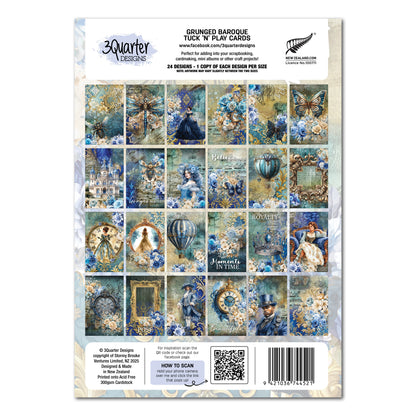 3Quarter Designs Baroque vieilli - Cartes Tuck N Play