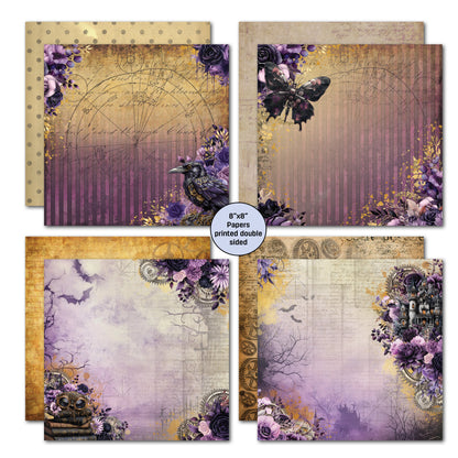 Lot de papiers 20x20 cm Gothic Innovation 3Quarter Designs