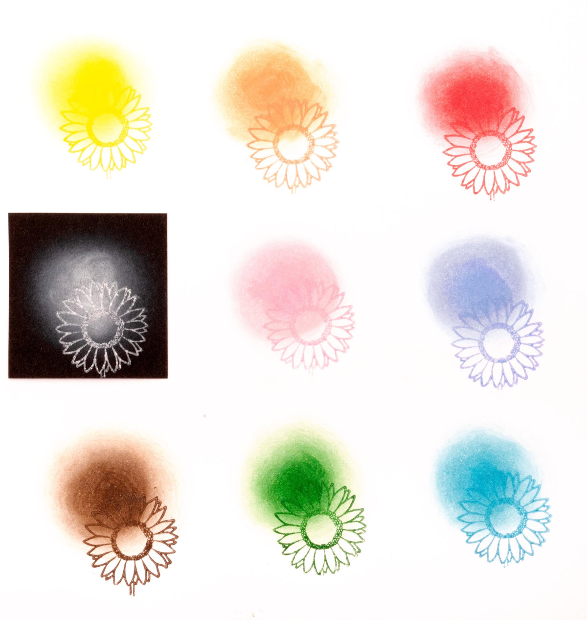 Tampons encreurs SAN Gorjuss - Be Kind 9 couleurs 120x138x20mm 9 PC nr.25