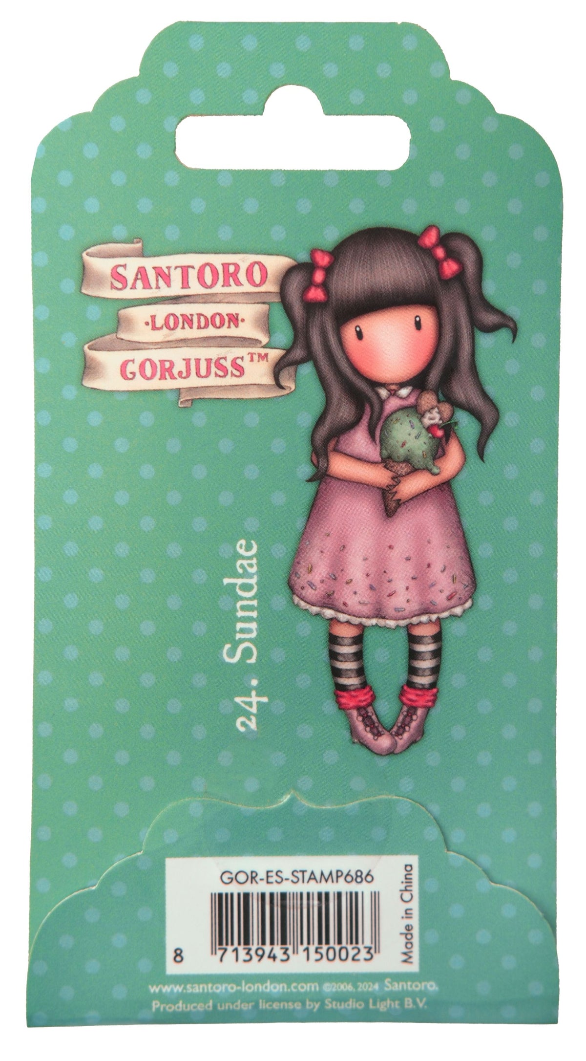 Tampon adhésif SAN Sundae Gorjuss Essentials 1 pièce