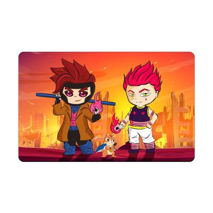 Gambit X Hisoka Playmat