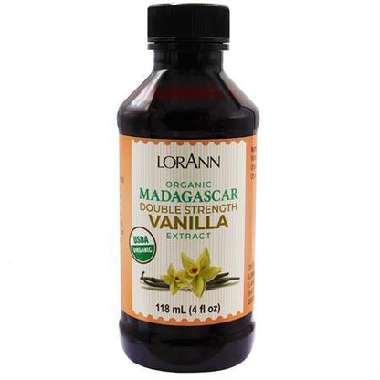 Organic 2-Fold Madagascar Vanilla Bean Extract - 4 oz. - 16 oz. - One Gallon - Ships Free Within Canada on Orders Above CAD $199