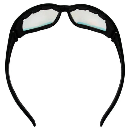 Lunettes de soleil de moto rembourrées Global Vision Hercules 1 Plus. Lunettes de conduite incassables homologuées de sécurité