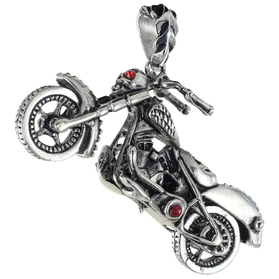 Pendentif moto de course GoSteel Men's Ghost Rider