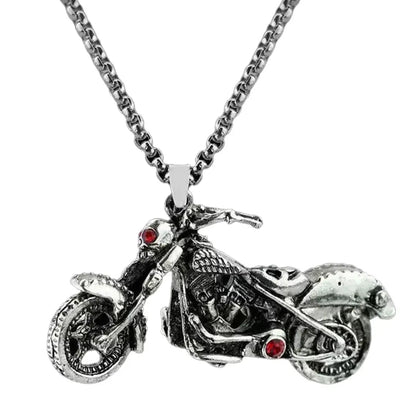 Pendentif moto de course GoSteel Men's Ghost Rider