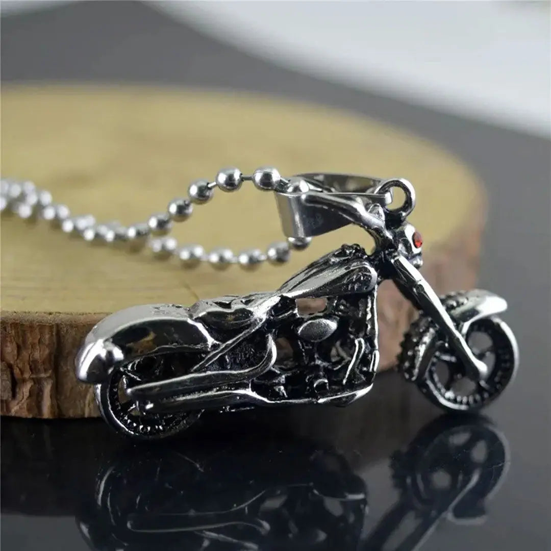 Pendentif moto de course GoSteel Men's Ghost Rider