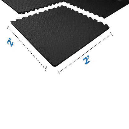 HAJEX Tapis de sol de gym emboîtable - Paquet de 6