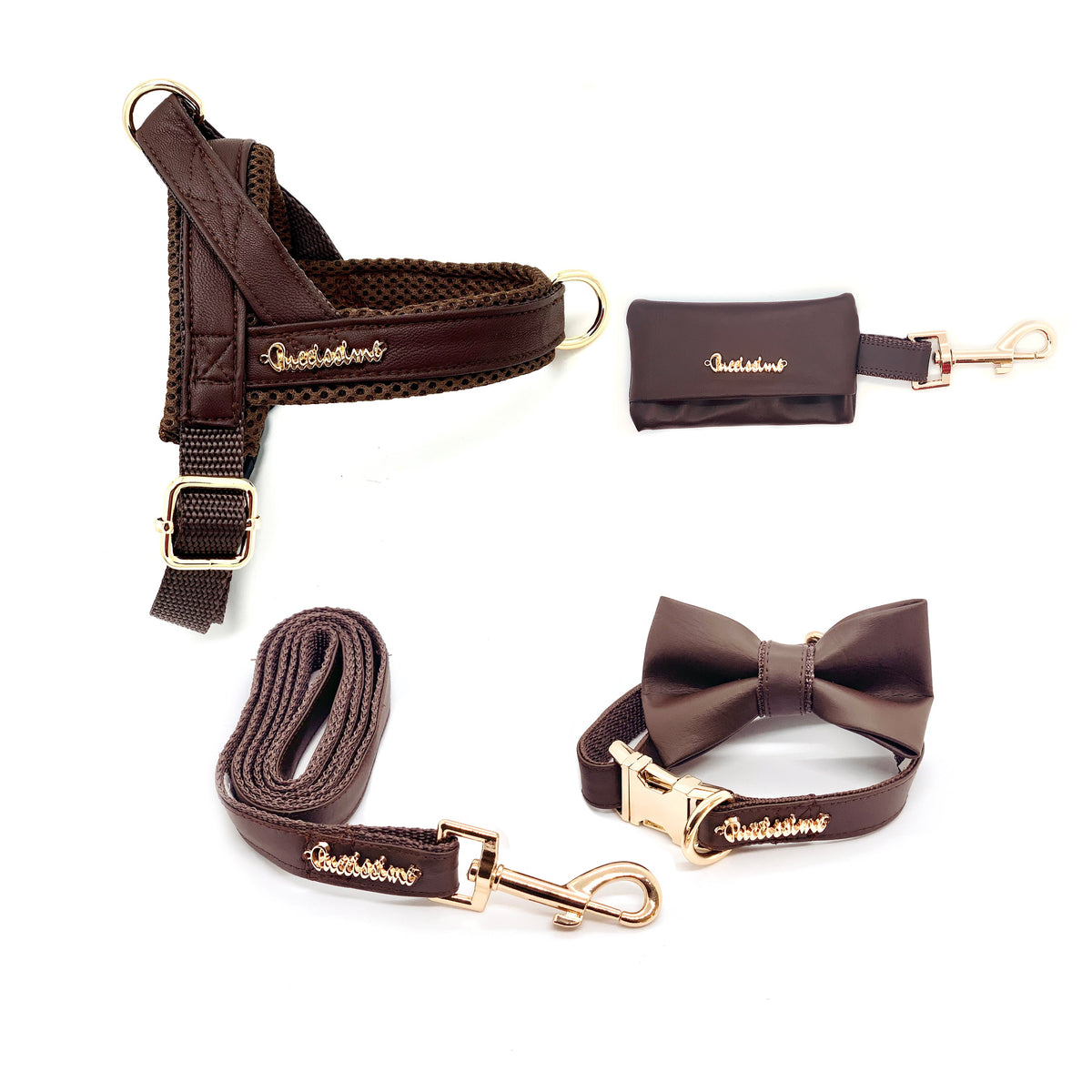 Collier brun grizzly