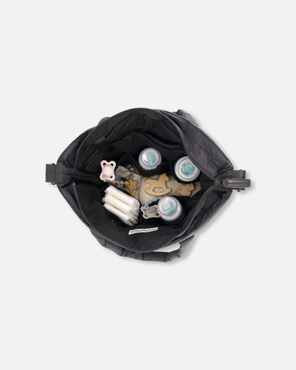 Sac à langer avec matelas à langer Noir